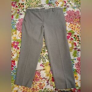 Talbots High Waist Hampshire Ankle Pants Gray Size 16WP